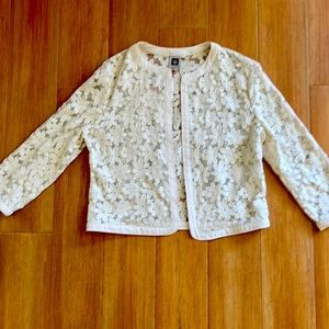 anne klein lace cardigan jacket